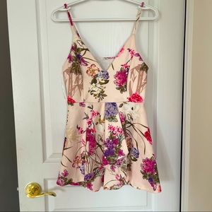 Floral romper dress